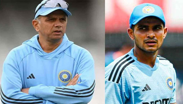 Rahul Dravid updates fans on Shubman Gill's illness