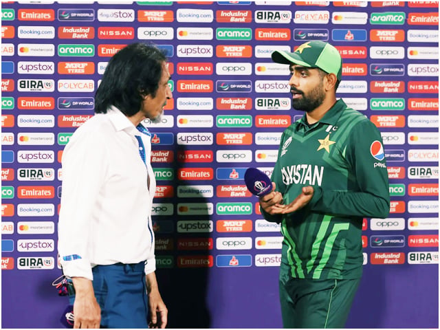 Ramiz Raja brought up the conversation with captain Babar Azam during the presentation