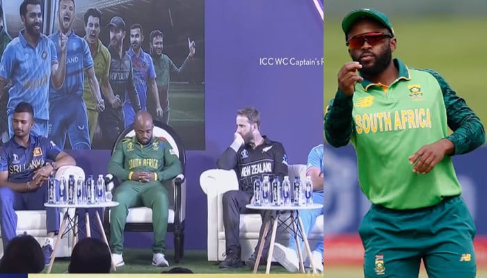 South African captain reacts to his sleeping photo