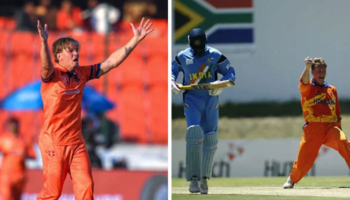 The Netherlands fast bowler repeated history after 20 years