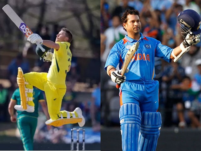 World Cup: David Warner breaks Sachin Tendulkar's record