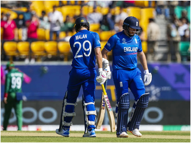 World Cup;  England's batting continues against Bangladesh