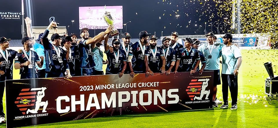 HOME TOWN DALLAS MUSTANGS WIN 2023 SUNOCO MINORS CRICKET CHAMPION