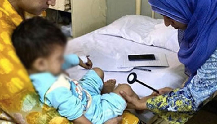 Confirmation of poliovirus in a 31-month-old child —File photo