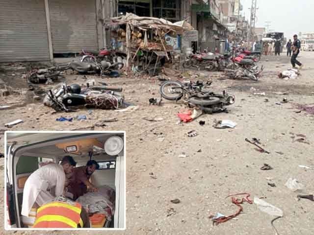 A vehicle carrying elite force personnel was targeted by unknown persons at Tank Adda