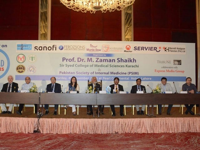 One third of Pakistan's population and 55 percent of children are suffering from diabetes, health experts said Photo: Express