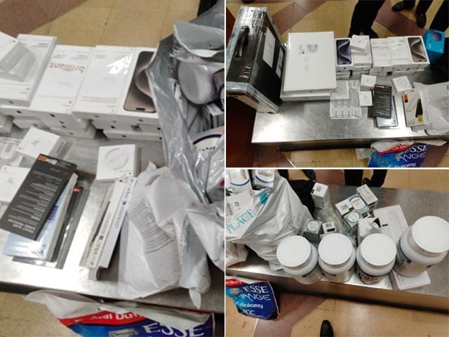Female passenger arrested at Karachi airport, smuggling of 1.5 crore failed Photo: Express Web