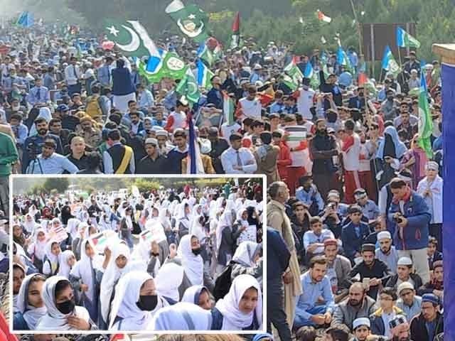Children's Gaza March in Islamabad, a tribute to the courage of Palestinian children (Photo: Social Media)