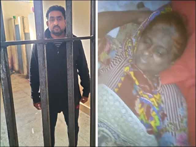 Lahore;  The mistress set the maid on fire by sprinkling petrol, the owner of the house was arrested