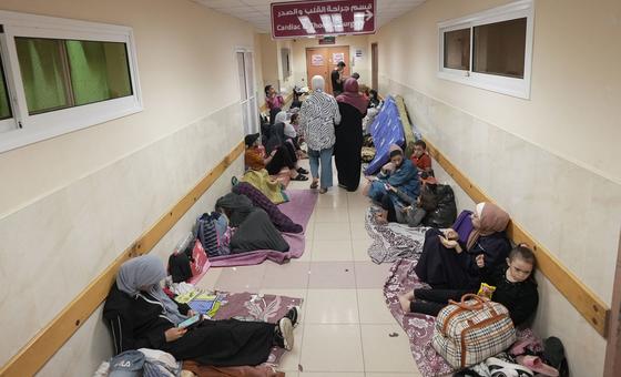 Attacks on or near Gaza hospitals ‘unconscionable, reprehensible and must stop’: Relief chief
