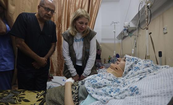 Gaza: ‘Hospitals are not battlegrounds’, children’s suffering must stop, UN humanitarians say