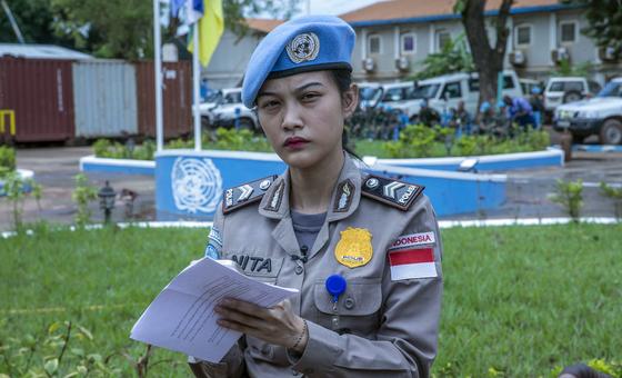 UN’s top Woman Police Officer ‘a young agent of change’