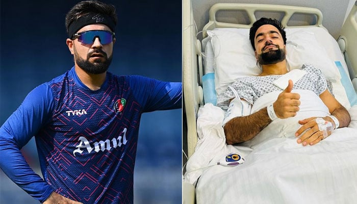 Afghan cricketer Rashid Khan's surgery, hospital photo shared