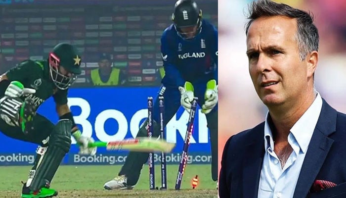 Former England captain Michael Vaughan mocks Mohammad Rizwan