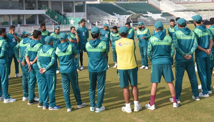 On the second day of Pakistan squad practice, Hasan Ali joined the camp