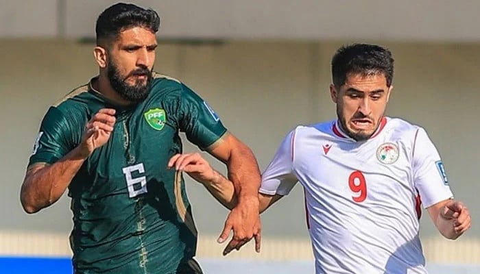 Tajikistan defeated Pakistan 1-6