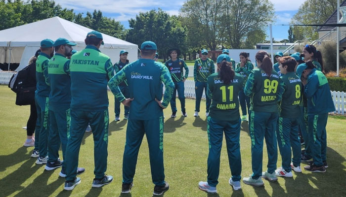 The first training session of Pakistan Women's team