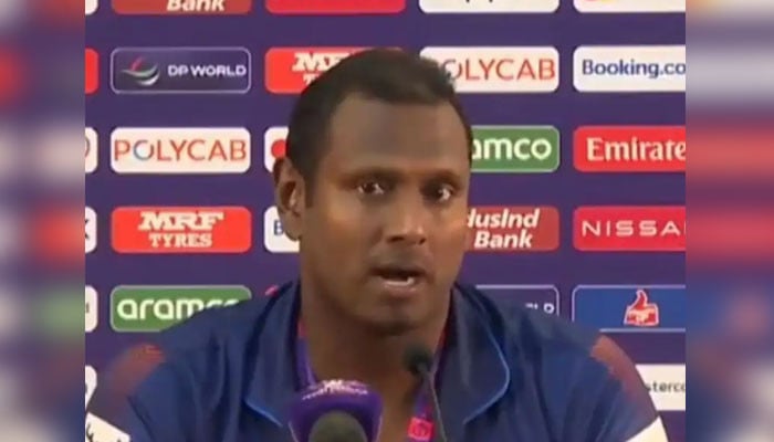 The timeout decision is embarrassing: Angelo Mathews