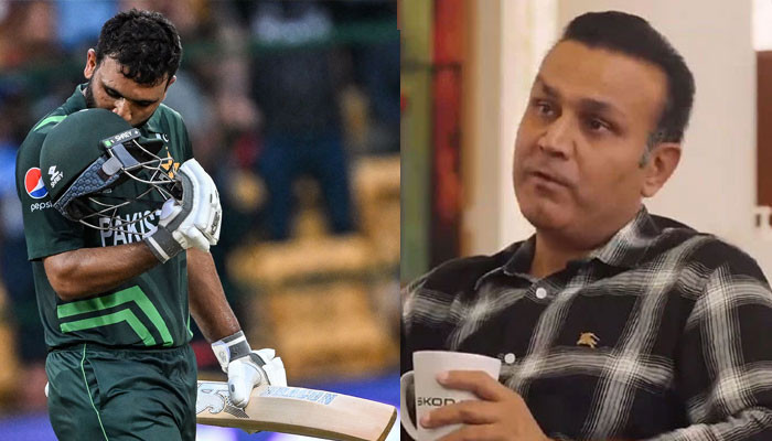 Virender Sehwag surprised at not feeding Fakhar Zaman in the opening matches of the World Cup