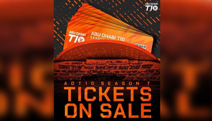 Abu Dhabi T10 period 7 ticket simply AED 10 