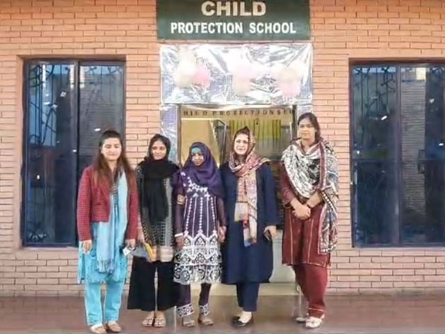 Rizwana was admitted to a child protection school
