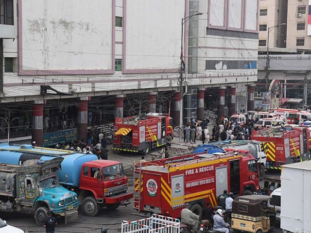 Karachi;  Arjeshopping mall fire investigation report compiled, building owner held responsible