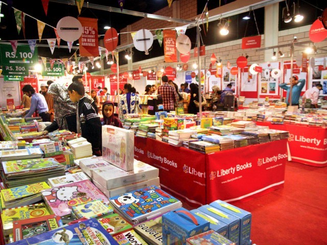 More than 150,000 citizens participated in the Karachi Book Fair on Sunday Photo: Express