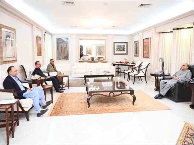 After meeting with Zardari, nineteen advocates and Reza Haroon joined the People's Party Former President Asif Ali Zardari welcomed Anees Advocate and Raza Haroon along with colleagues to join the party