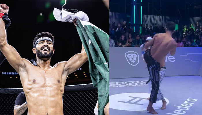 Karate Combat League, Shahzeb knocked out Italy's Federico Avila