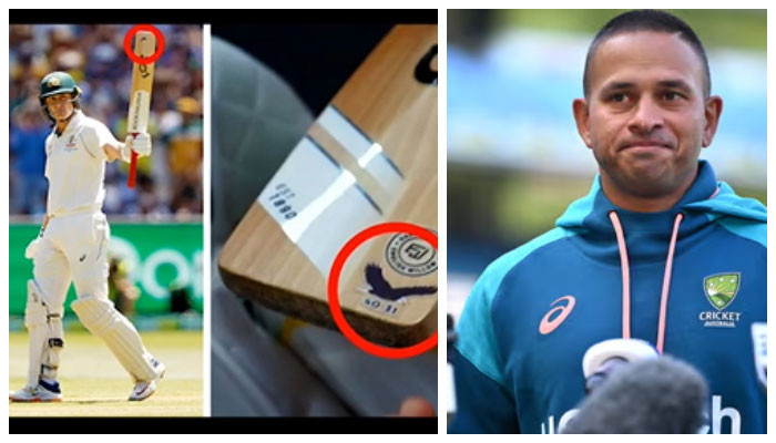 Not getting permission to put up a bat, Usman Khawaja shared pictures of other players' bats