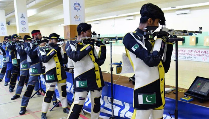 Pakistan Navy's lead in shooting champion continues