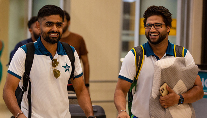 Pakistan cricket team reached Sydney