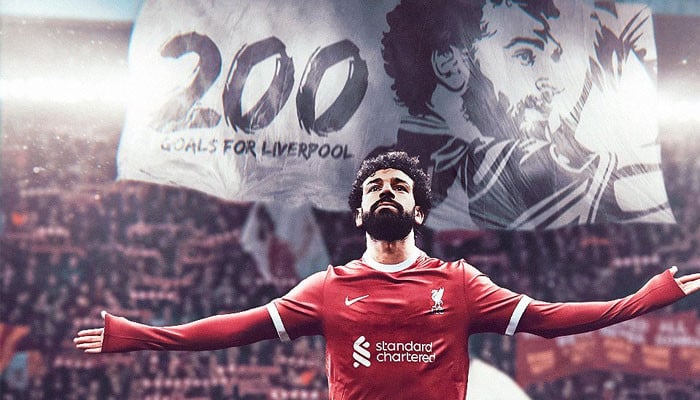 Salah has crossed the milestone of 200 goals