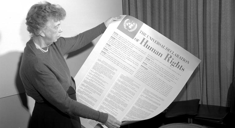 Stories from the UN Archive: Human rights must come ‘in hearts of people’