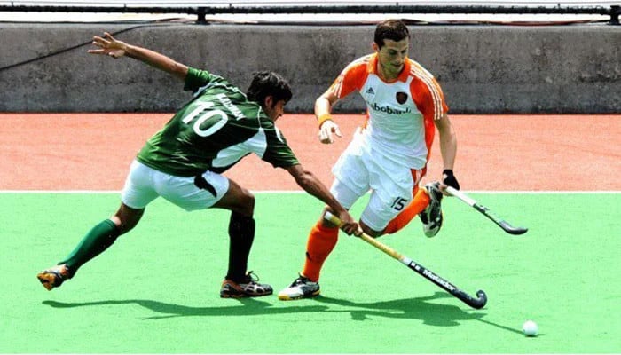 The match between Pakistan and Netherlands is tied with 3-3 goals