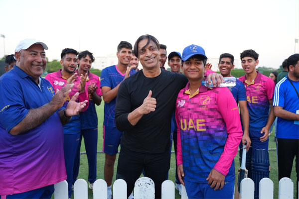 The UAE U19 group sway Sri Lanka, Shoaib praised the UAE kids