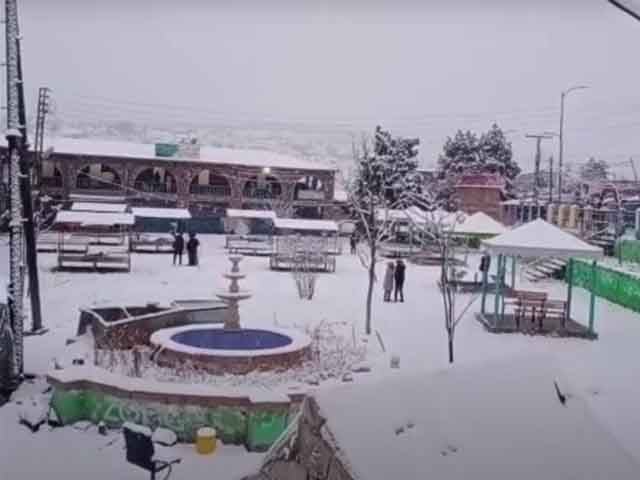 Balochistan;  Snowfall in many cities, low-lying areas inundated by overnight rain