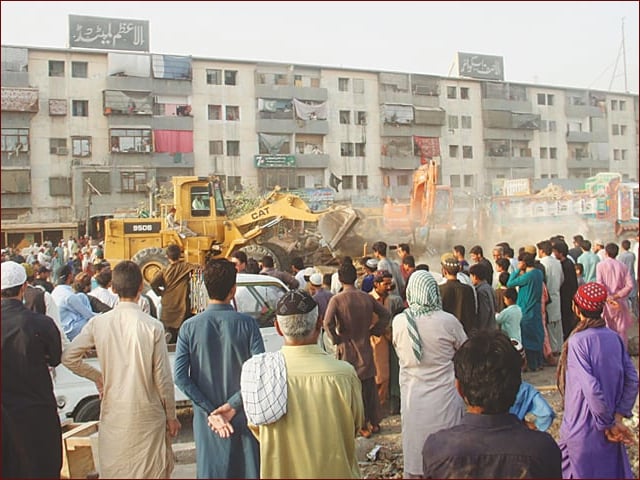 Sindh High Court's order to stop encroachment from Al-Asif Square to Toll Plaza