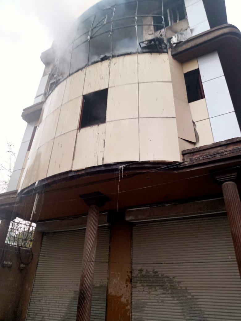 Peshawar;  Around 200 shops were gutted in the Time Center fire