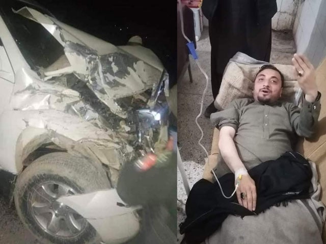 PK 69 candidate in Peshawar traffic accident