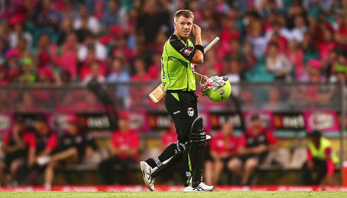 David Warner's stylish entry into the Big Bash League