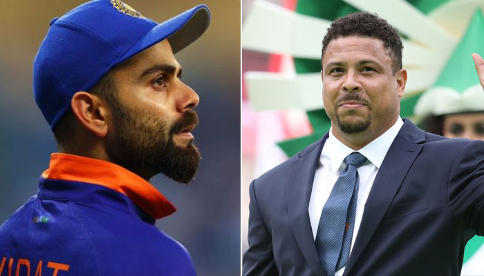 Former Brazilian legendary footballer Ronaldo refuses to recognize Virat Kohli