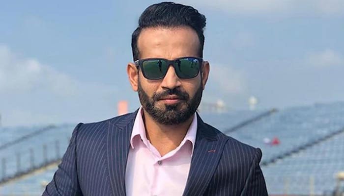 Former Indian cricketer Irfan Pathan performed Umrah with his son