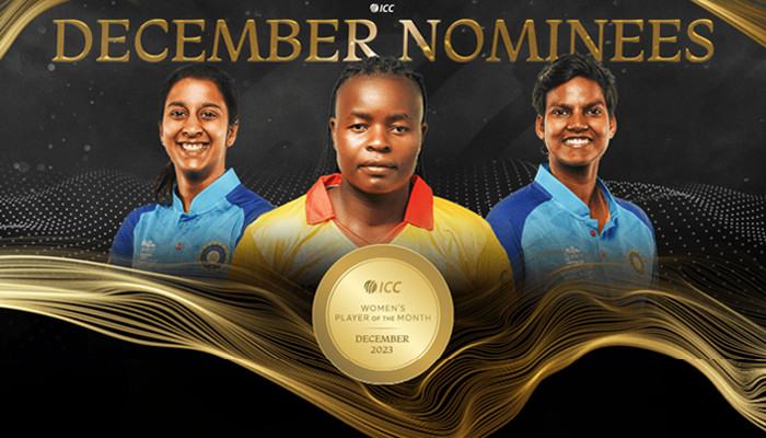 Nominations for ICC Women's Player of the Month for December announced