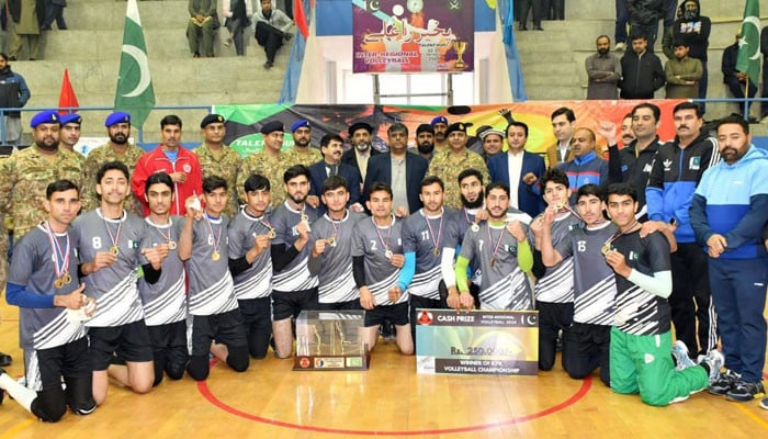 Pakistan Army Inter Regional Volleyball Championship won by Peshawar