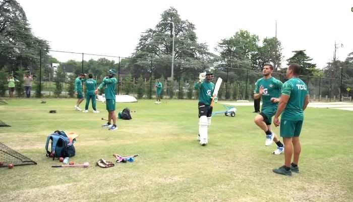 Pakistan cricket team started training in Auckland from today