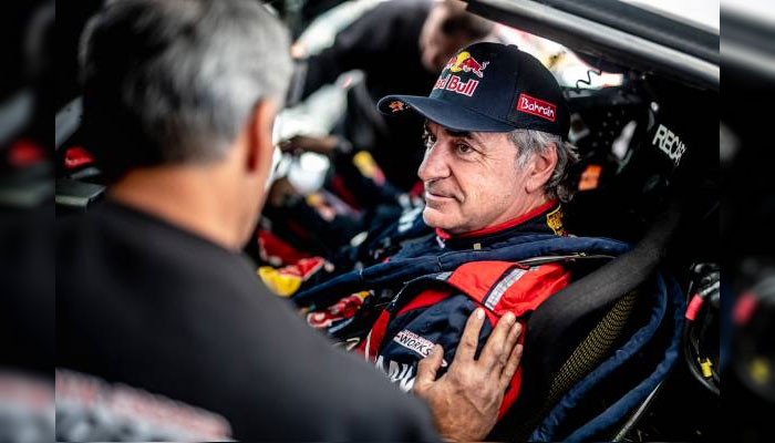 Spain's Carlos Sainz won the car category title of the Dakar Rally