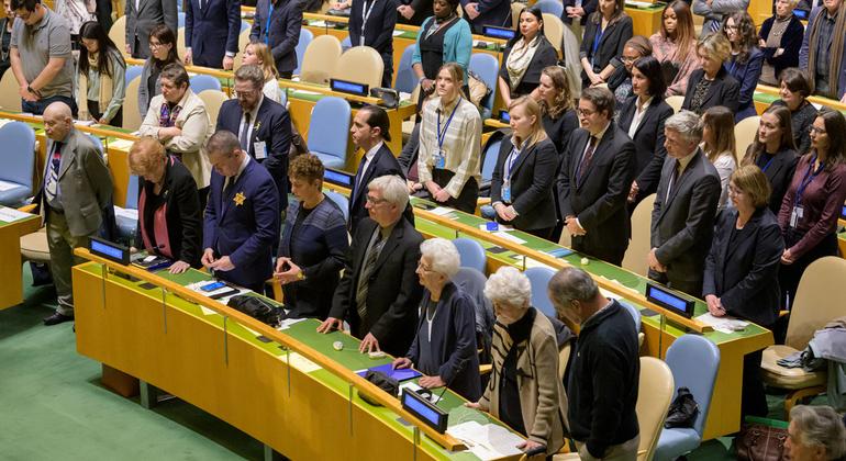 Stand up against hate, UN chief tells Holocaust commemoration