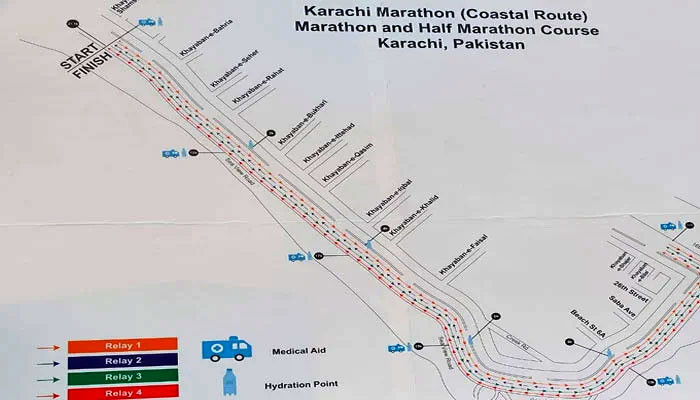 The first Karachi Marathon sanctioned by the World Athletics Federation will take place on Sunday