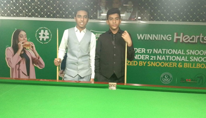 The under-17 snooker champion was won by Mohammad Hasnain of Sindh